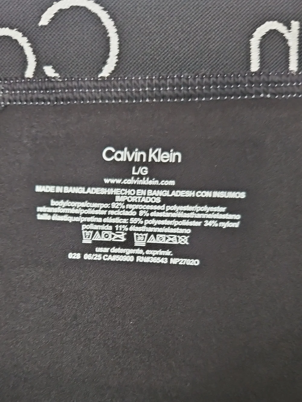 Calvin Klein Leggings Men Large Compression